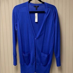 J.Crew long cardigan, size small